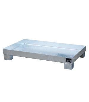 Auffangwanne 74 l, 1300×800×195 mm, Stahl feuerverzinkt