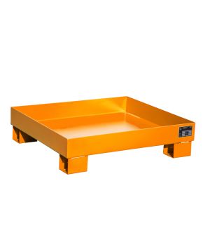 Auffangwanne 68 l, 900×800×220 mm, Stahl lackiert, RAL 2000 