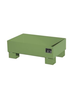 Auffangwanne 65 l, 800×500×290 mm, Stahl lackiert, RAL 6011 
