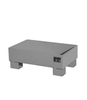 Auffangwanne 65 l, 800×500×290 mm, Stahl lackiert, RAL 7005 