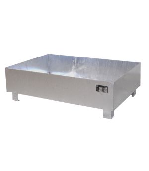 Auffangwanne 224 l, 1200×800×360 mm, Stahl feuerverzinkt