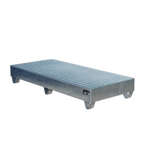Auffangwanne 202 l, 1800×800×275 mm, Stahl feuerverzinkt, mi