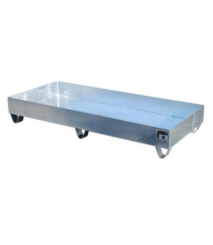 Auffangwanne 217 l, 1800×800×275 mm, Stahl feuerverzinkt
