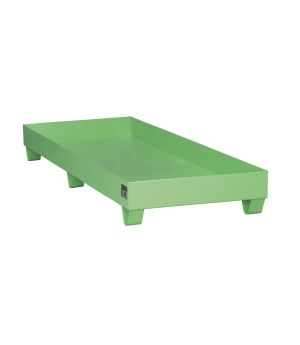 Auffangwanne 217 l, 1800×800×275 mm, Stahl lackiert, RAL 601