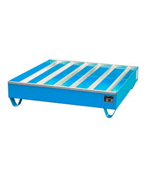 Auffangwanne 230 l, 1200×1200×285 mm, Stahl lackiert, RAL 50