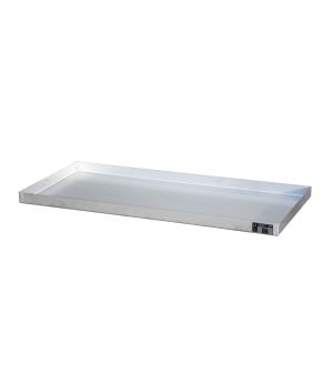 Auffangwanne 30 l, 1390×600×60 mm, Stahl gebeizt