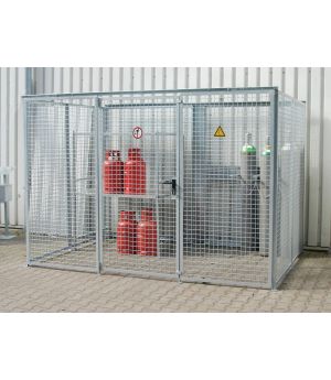 Gasflaschen-Container GFC-M5, für 104 Gasflaschen, 3100×2100