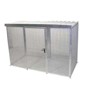 Gasflaschen-Container GFC-M4/D, für 78 Gasflaschen, 3100×150