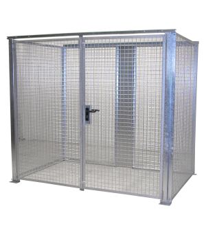 Gasflaschen-Container GFC-M3-DF, für 60 Gasflaschen, 2400×15