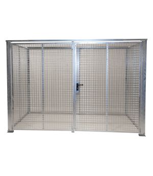 Gasflaschen-Container GFC-M5-DF, für 104 Gasflaschen, 3100×2