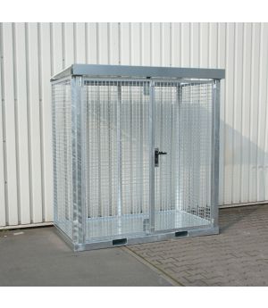 Gasflaschen-Container GFC-E/T M1, für 32 Gasflaschen, 2180×1
