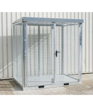 Gasflaschen-Container GFC-E/T M2, für 45 Gasflaschen, 2180×1