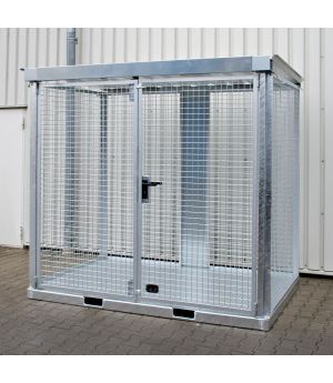 Gasflaschen-Container GFC-E/T M3, für 60 Gasflaschen, 2530×1
