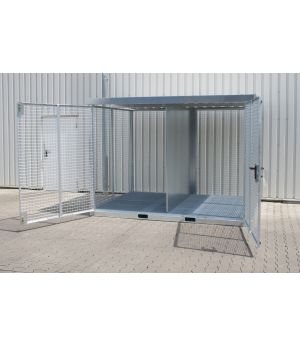 Gasflaschen-Container GFC-E/G M5, für 104 Gasflaschen, 3180×