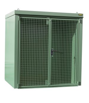 Gasflaschen-Container GFC-B M2, für 40 Gasflaschen, 2125×161
