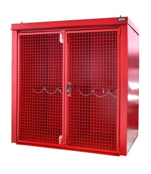 Gasflaschen-Container GFC-B/W M2, für 35 Gasflaschen, 2125×1