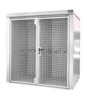 Gasflaschen-Container GFC-B/W M2, für 35 Gasflaschen, 2125×1