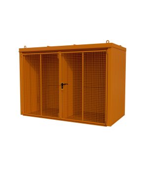 Gasflaschen-Container GFC-B/W M4, für 60 Gasflaschen, 3120×1