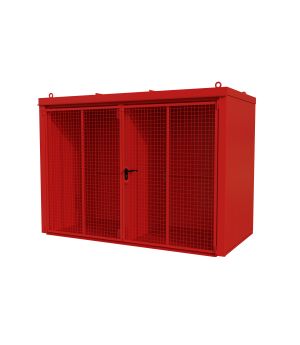 Gasflaschen-Container GFC-B/W M4, für 60 Gasflaschen, 3120×1