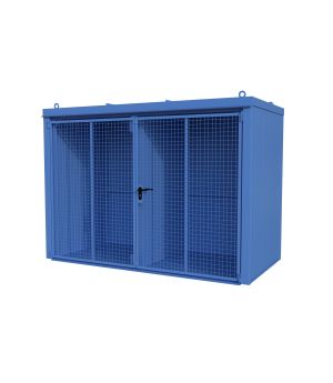 Gasflaschen-Container GFC-B/W M4, für 60 Gasflaschen, 3120×1