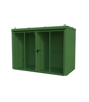 Gasflaschen-Container GFC-B/W M4, für 60 Gasflaschen, 3120×1