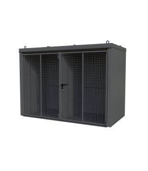 Gasflaschen-Container GFC-B/W M4, für 60 Gasflaschen, 3120×1