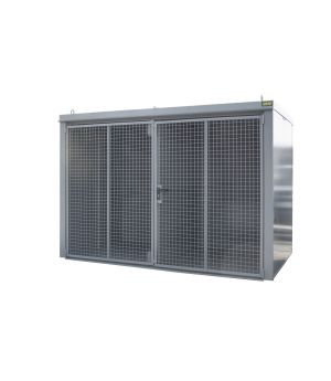 Gasflaschen-Container GFC-B/W M5, für 94 Gasflaschen, 3120×2