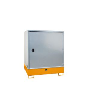 Gefahrstoffdepot 468 l Auffangvolumen, 1475×1460×1805 mm, fü