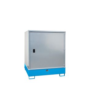 Gefahrstoffdepot 468 l Auffangvolumen, 1475×1460×1805 mm, fü