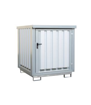 Gefahrstoffdepot 230 l Auffangvolumen, 1535×1590×1710 mm, fü