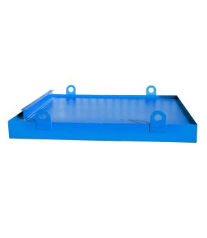 Auffangwanne 1036 l, Stahl lackiert, RAL 5012 Lichtblau