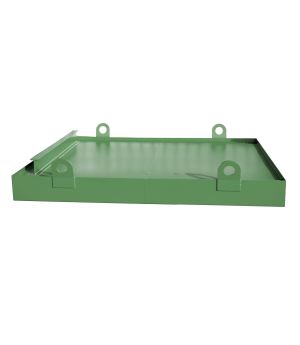 Auffangwanne 1036 l, Stahl lackiert, RAL 6011 Resedagrün