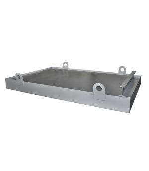 Auffangwanne 1036 l, Stahl lackiert, RAL 7005 Mausgrau