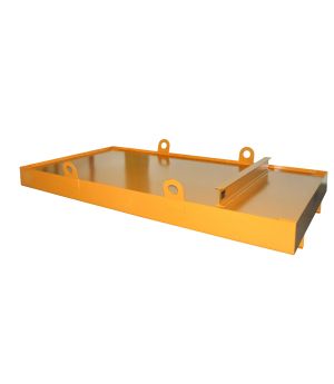 Auffangwanne 1222 l, Stahl lackiert, RAL 2000 Gelborange