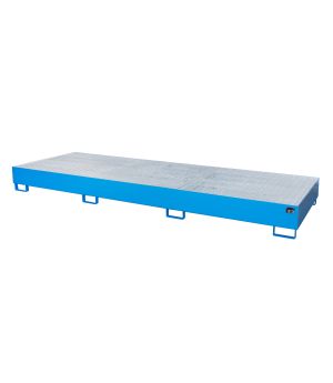 Auffangwanne 1000 l, 3850×1300×340 mm, Stahl lackiert, mit G