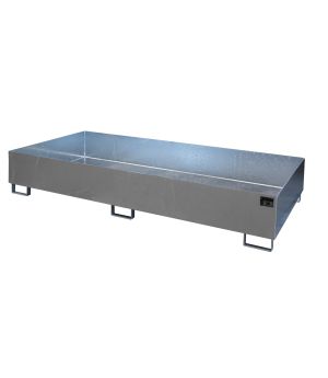 Regalwanne 1000 l, 2650×1300×435 mm, Stahl feuerverzinkt