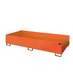 Regalwanne 1000 l, 2650×1300×435 mm, Stahl lackiert