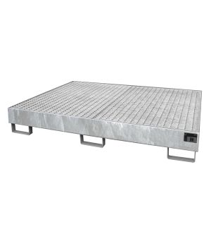 Regalwanne 257 l, 1750×1300×250 mm, Stahl feuerverzinkt, mit