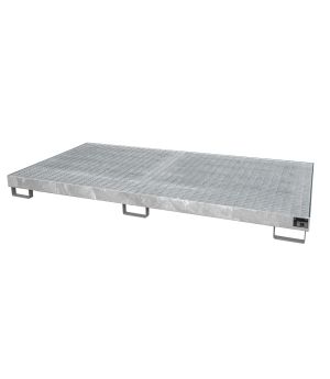 Regalwanne 246 l, 2650×1300×210 mm, Stahl feuerverzinkt, mit