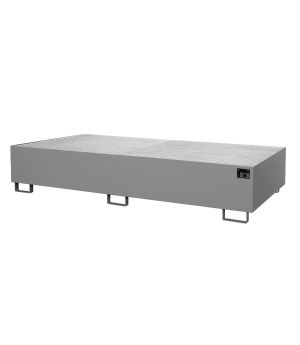 Regalwanne 1000 l, 2650×1300×435 mm, Stahl lackiert, mit Git