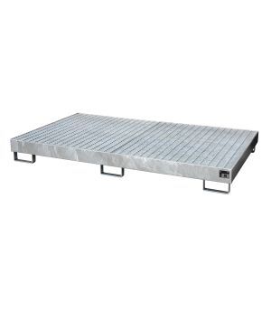 Regalwanne 246 l, 2150×1300×225 mm, Stahl feuerverzinkt, mit