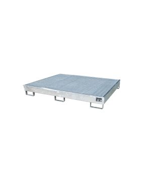 Regalwanne 256 l, 1765×1315×255 mm, Stahl feuerverzinkt, mit