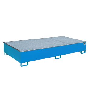 Regalwanne 1000 l, 2665×1315×440 mm, Stahl lackiert, mit Git