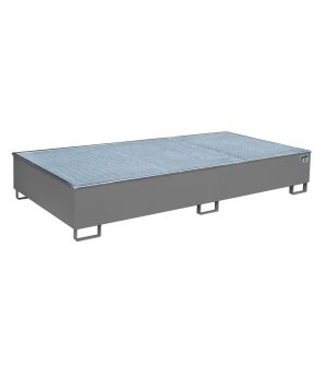 Regalwanne 1000 l, 2665×1315×440 mm, Stahl lackiert, mit Git