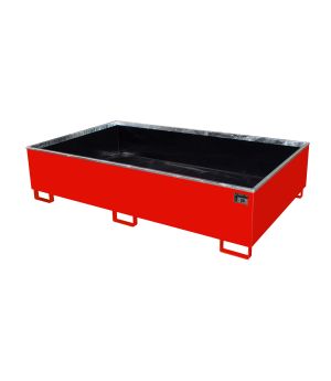 Regalwanne 1000 l, 2165×1315×510 mm, Stahl lackiert