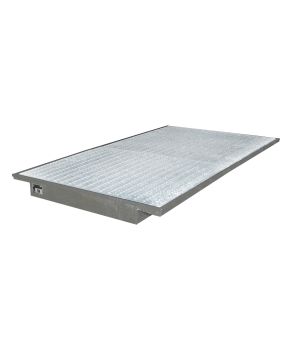 Regalwanne 200 l, 2150×1250×140 mm, Stahl feuerverzinkt, mit