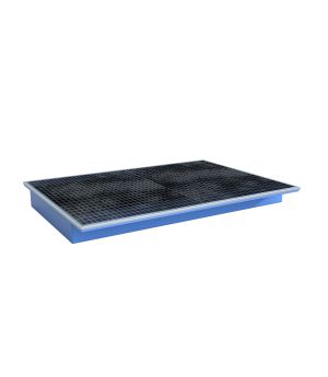 Regalwanne 173 l, 1765×1265×165 mm, Stahl lackiert, mit Gitt