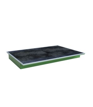 Regalwanne 173 l, 1765×1265×165 mm, Stahl lackiert, mit Gitt