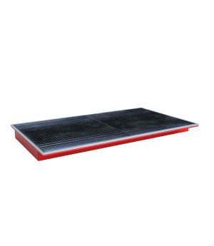 Regalwanne 175 l, 2165×1265×145 mm, Stahl lackiert, mit Gitt