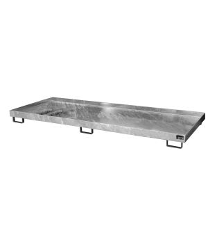 Regalwanne 289 l, 3250×1300×195 mm, Stahl feuerverzinkt